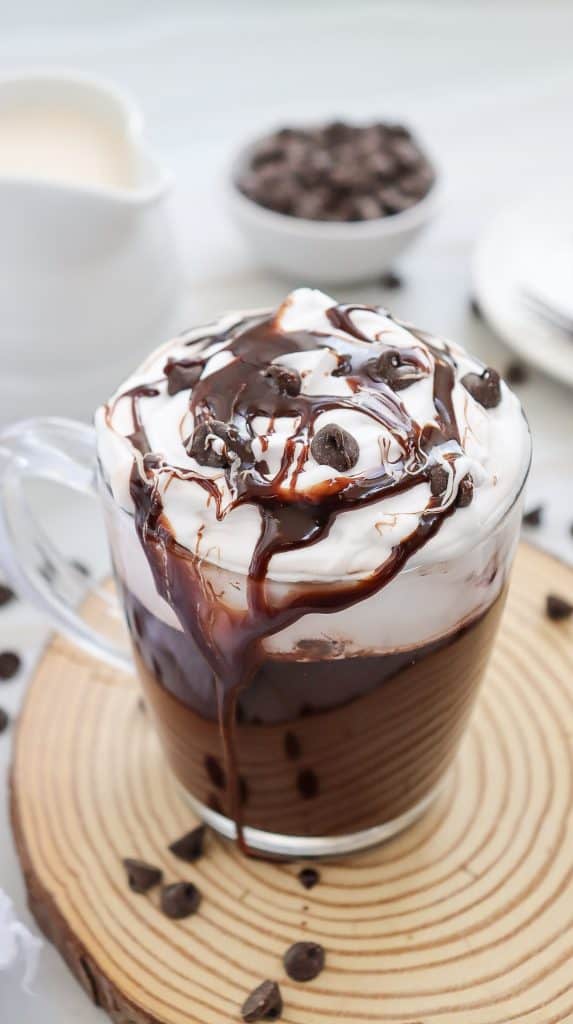 Mocha Hot Chocolate In Process